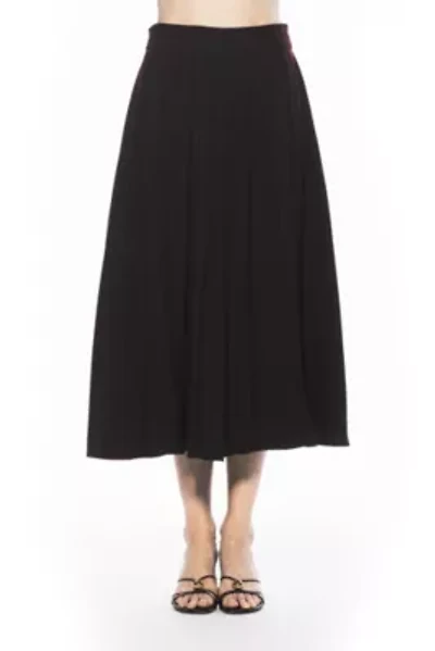 Oren Long Pleated Midi Skirt