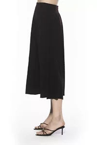 Oren Long Pleated Midi Skirt