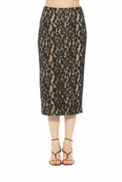 Taye Lace Midi Skirt