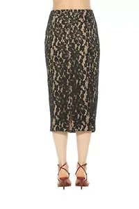 Taye Lace Midi Skirt
