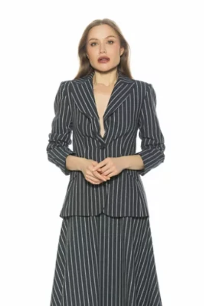 Tau Striped Blazer