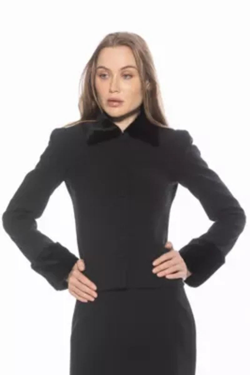 Fran Faux Fur Collar And Sleeve Jacket