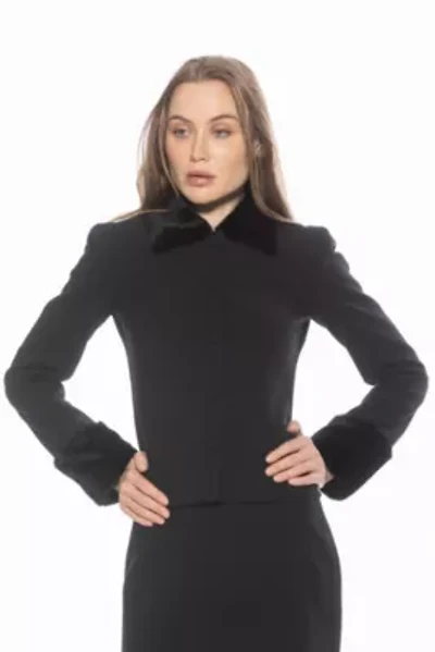 Fran Faux Fur Collar And Sleeve Jacket