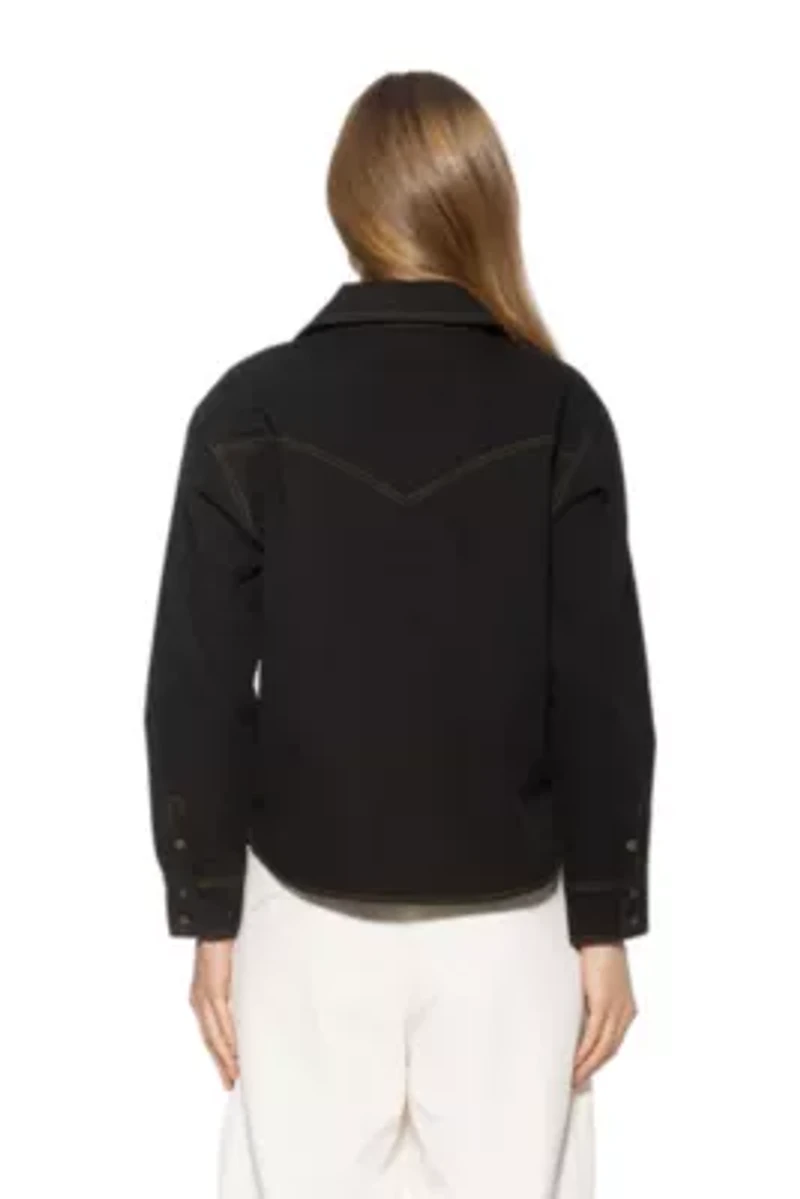 Thalina Shirt With Front Lace Up Detail