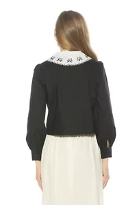 Issey Lace Collared Blouse