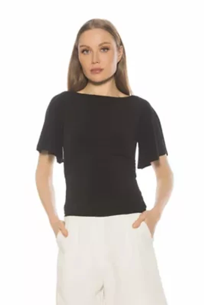 Jan Boatneck Ruched Top