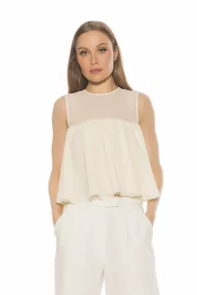 Portia Crewneck Ruffle Top