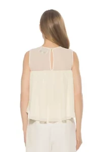 Portia Crewneck Ruffle Top
