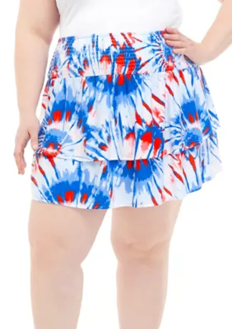 Plus Baby Terry Ruffle Skirt