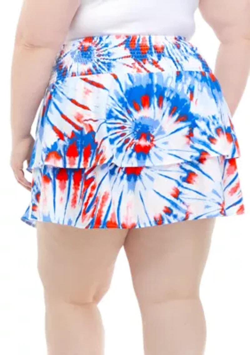 Plus Baby Terry Ruffle Skirt