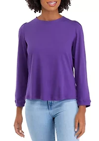 Women's Bow Back Knit Top