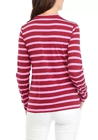 Women's Striped Long Sleeve T-Shirt