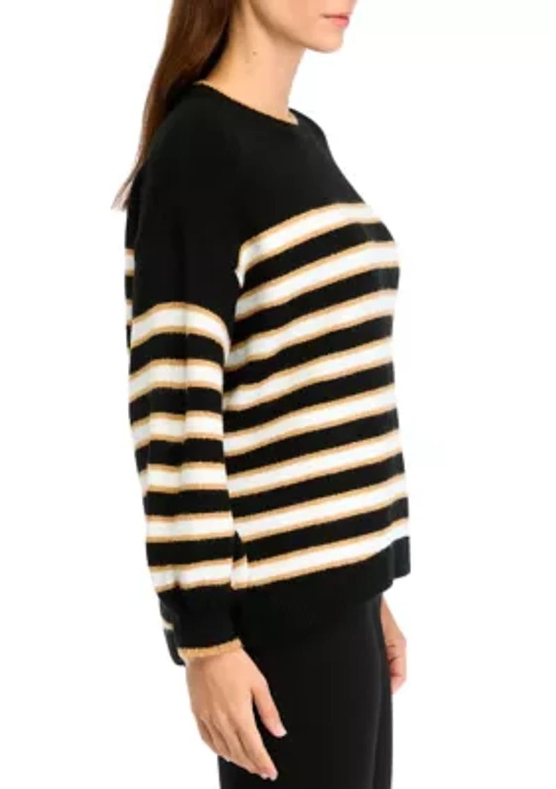 Women's Cable Knit Crew Neck Sweater