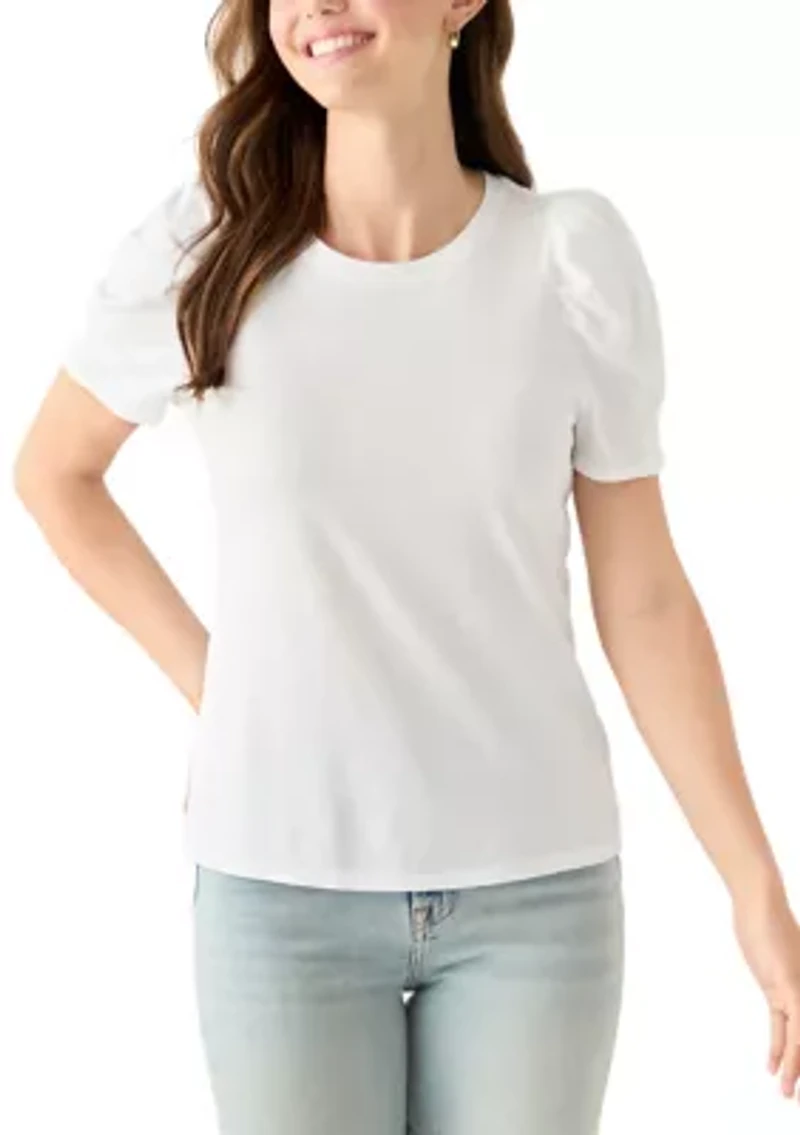 Women's Short Puff Sleeve T-Shirt