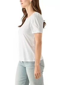 Women's Short Puff Sleeve T-Shirt