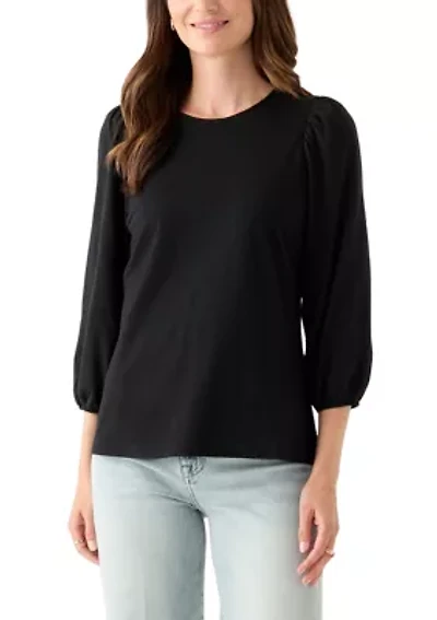 Women's 3/4 Puff Sleeve Top