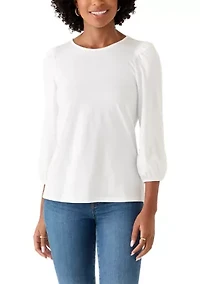 Women's 3/4 Puff Sleeve Top