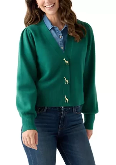Women's V-Neck Cardigan