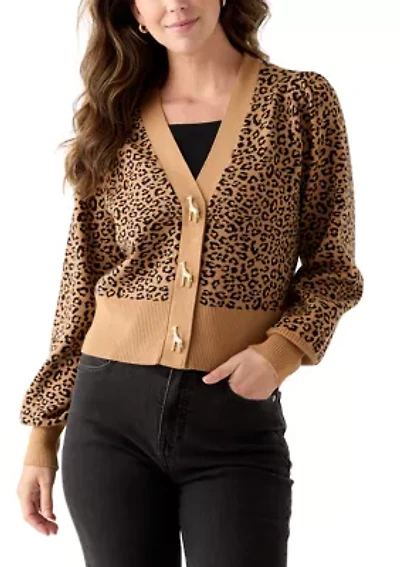 Women's Animal Print Cardigan