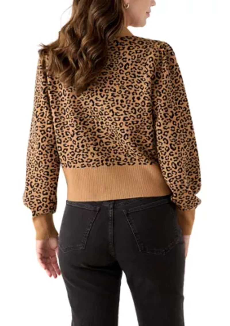 Women's Animal Print Cardigan