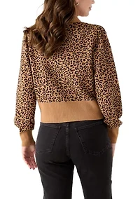 Women's Animal Print Cardigan