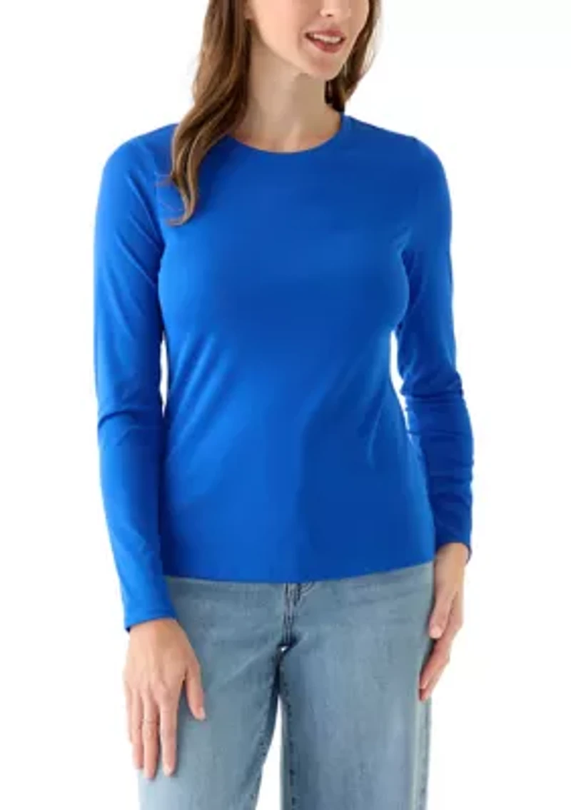 Women's Long Sleeve Crew Neck T-Shirt
