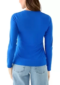 Women's Long Sleeve Crew Neck T-Shirt