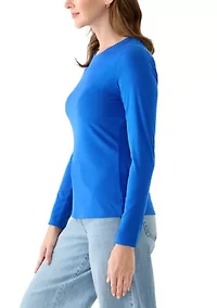 Women's Long Sleeve Crew Neck T-Shirt