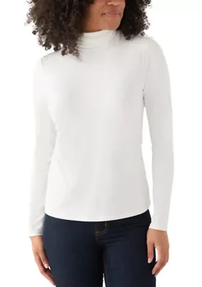 Women's Knit Turtleneck Top