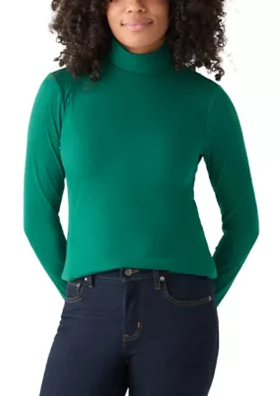 Women's Knit Turtleneck Top