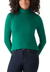 Women's Knit Turtleneck Top