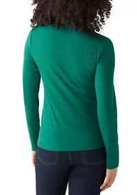 Women's Knit Turtleneck Top