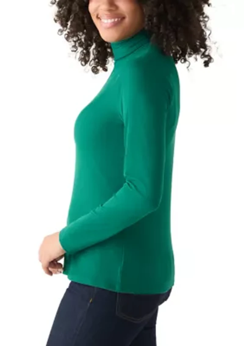 Women's Knit Turtleneck Top