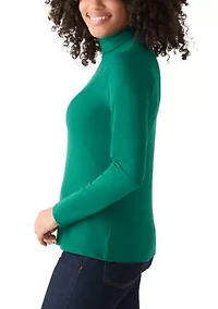 Women's Knit Turtleneck Top