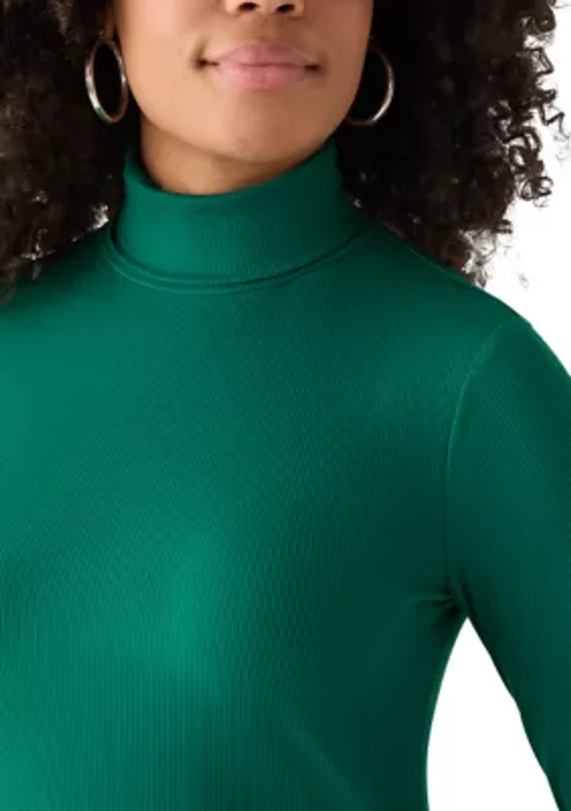 Women's Knit Turtleneck Top
