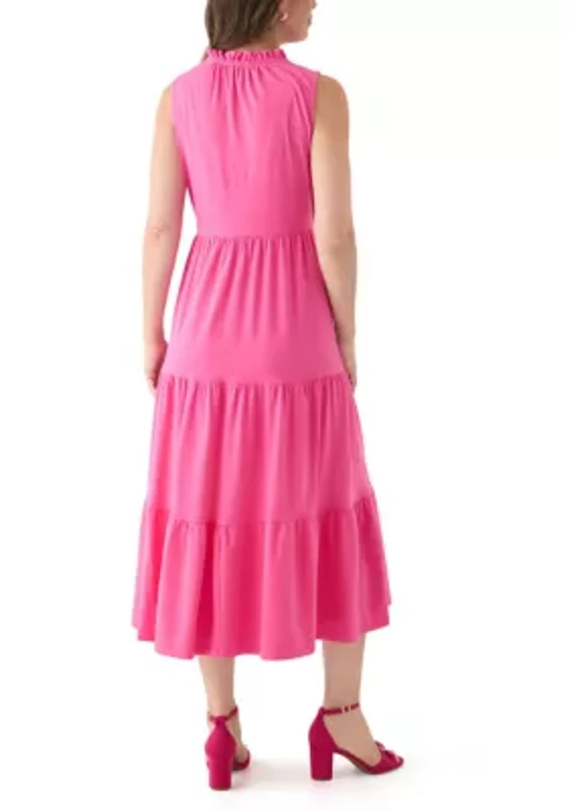 Women's Sleeveless Maxi Peasant Dress