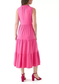Women's Sleeveless Maxi Peasant Dress
