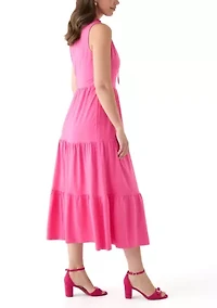 Women's Sleeveless Maxi Peasant Dress