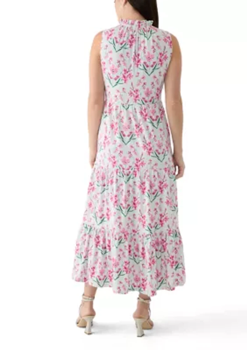 Women's Sleeveless Maxi Peasant Dress