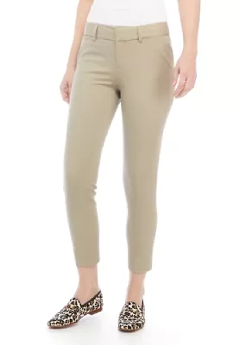 Petite Cary Bi Stretch Fly Front Pants