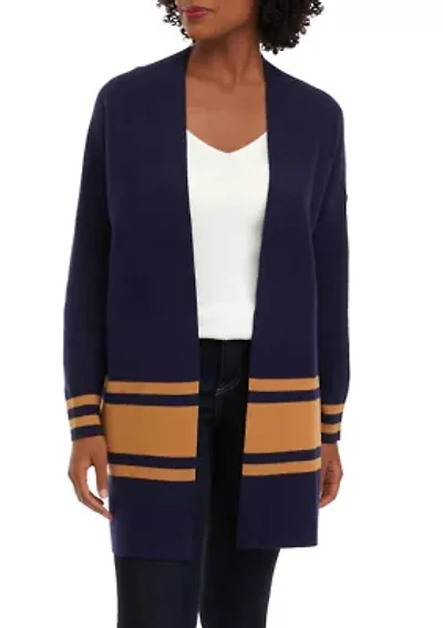 Petite Open Front Cardigan