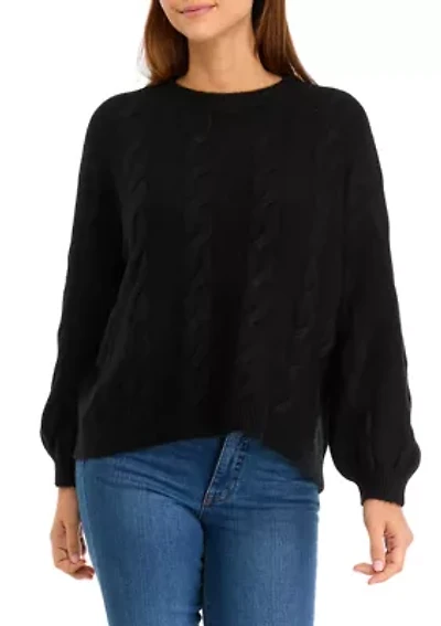 Petite Cable Knit Sweater