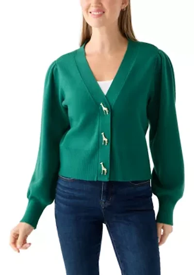 Petite V-Neck Cardigan