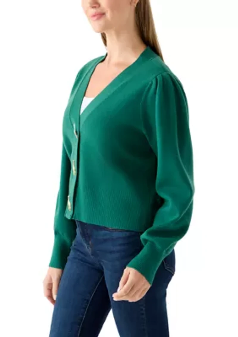 Petite V-Neck Cardigan