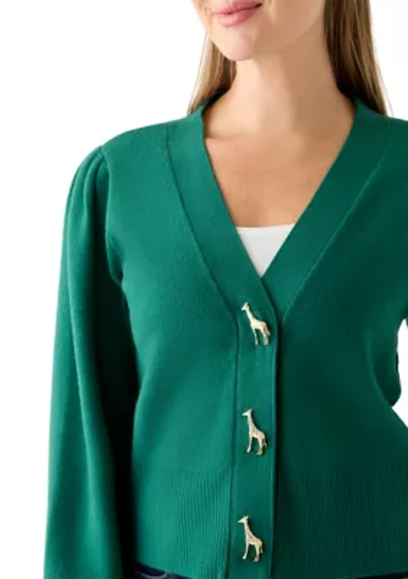 Petite V-Neck Cardigan