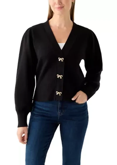 Petite V-Neck Cardigan
