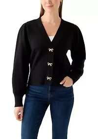 Petite V-Neck Cardigan