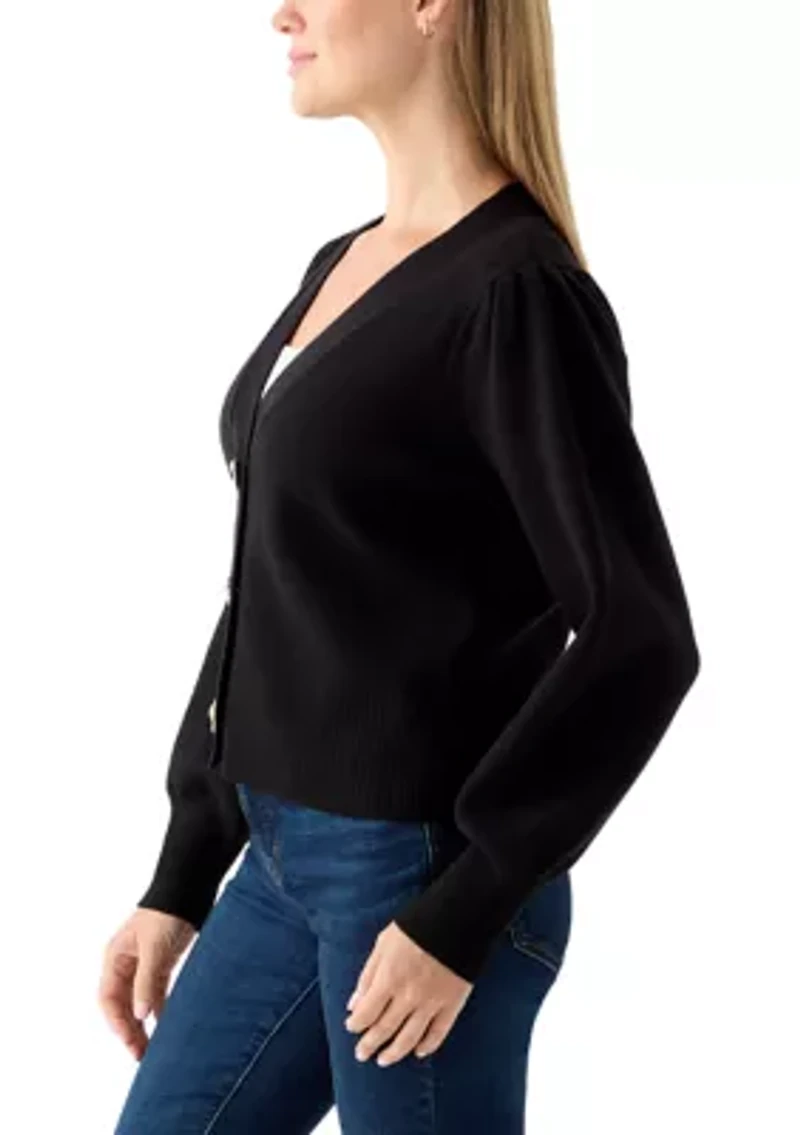 Petite V-Neck Cardigan