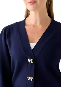 Petite V-Neck Cardigan