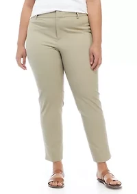 Plus Cary Fly Front Bi-Stretch Pants